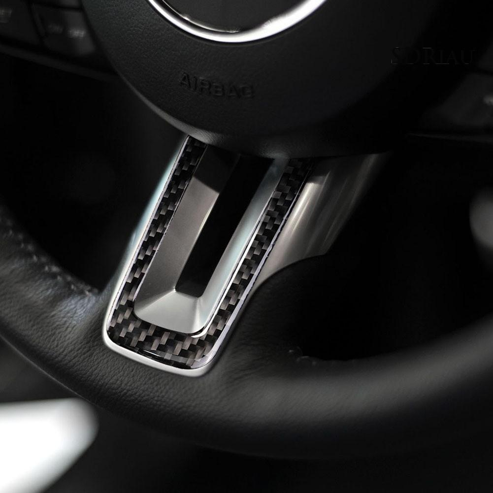 Set 3 Miếng Dán Vô Lăng Xe Hơi Dành Cho Ford Mustang 2015-2019