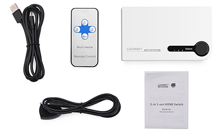 Bộ gộp HDMI 3 in 1 Ugreen 40234