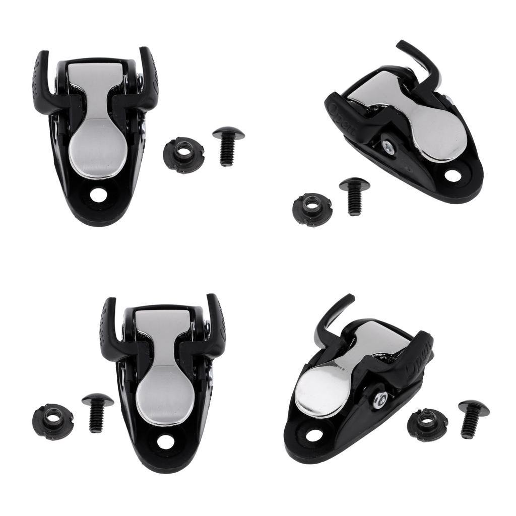 4Pcs Inline Roller Skateing Replacement Spider Buckle Clasp with Screw Nut