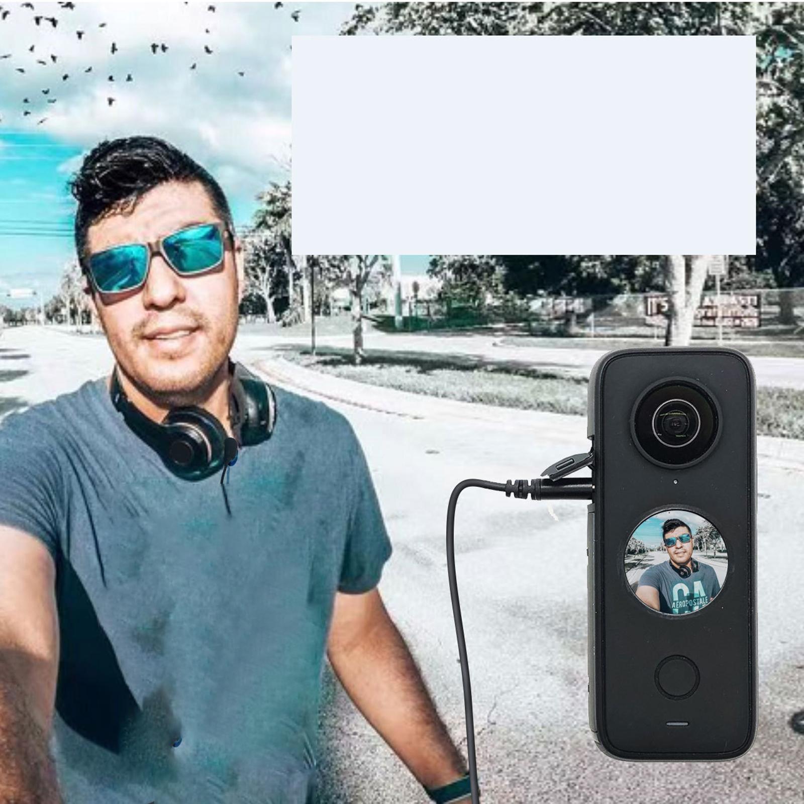 Lavalier Lapel Microphone, Type C Audio Mic Plug & Play Camera Vlogger Video Recording