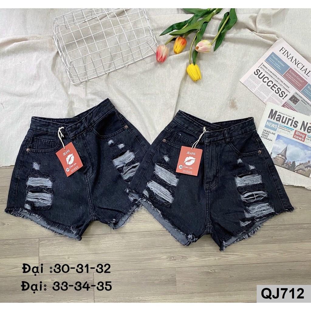 Quần đùi bò nữ size lớn trên 55kg QJ712