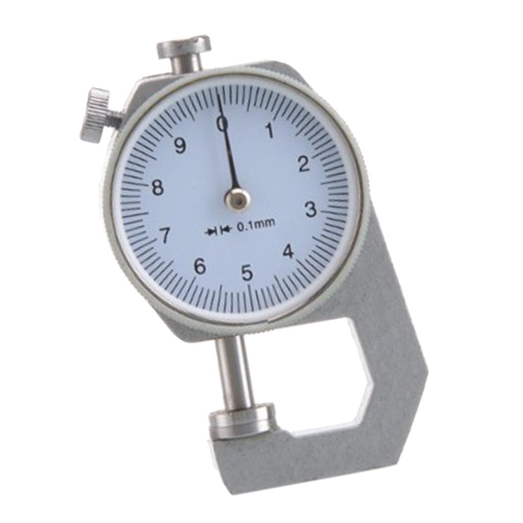 0.79'’ Precision Dial Pocket Flat Head Thickness Gauge Gage Measuring Tool