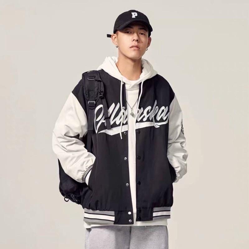 Áo Khoác Dù Nam Nữ Phối Tay Ulzzang Unisex Thời Trang, Áo Khoác Dù sọc tay ĐEN TRẮNG Nam Cực xịn,Nữ Cao Cấp,Chống Nắng.