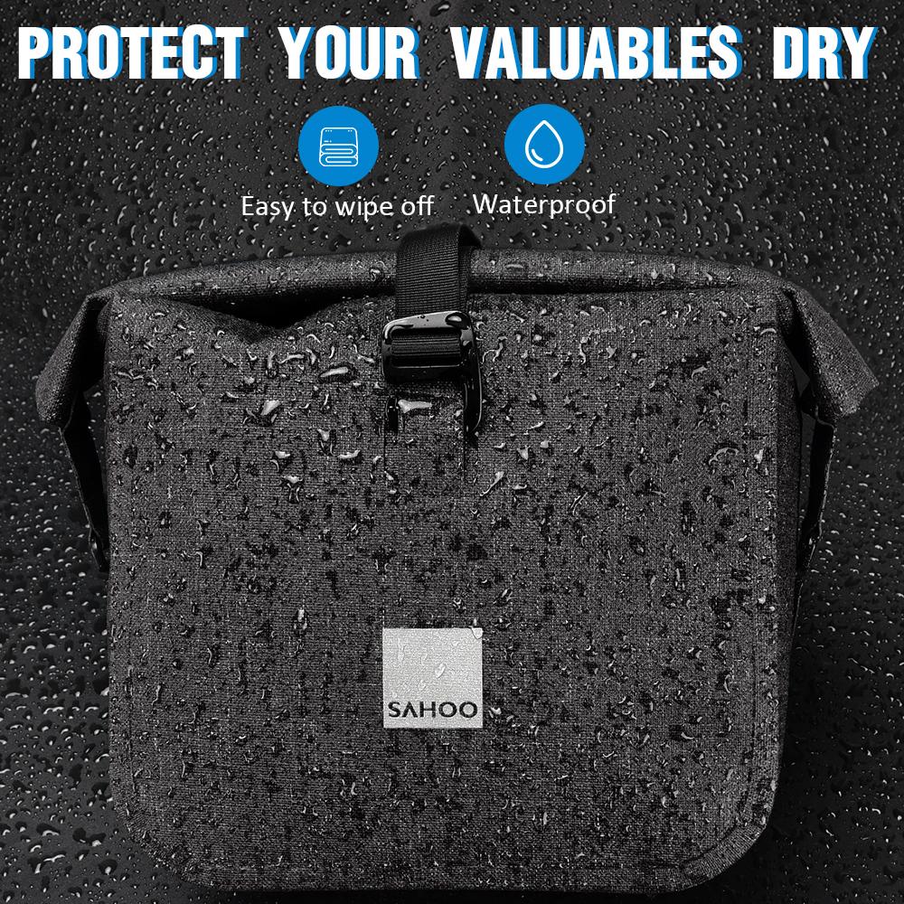 Túi đựng đồ gắn phía trước tay lái xe đạp chống thấm nước