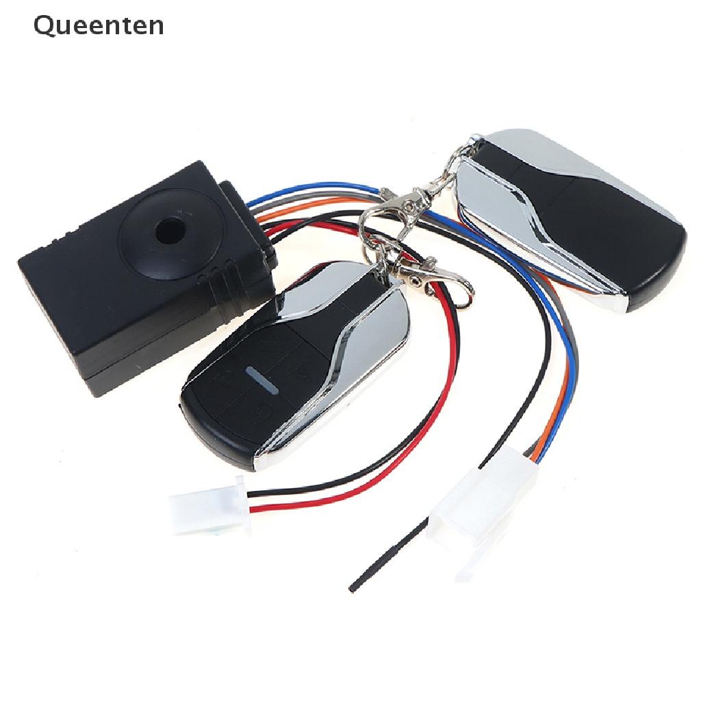 Queenten ebike alarm system 36V -72V with two switch for electric bicycle controller QT