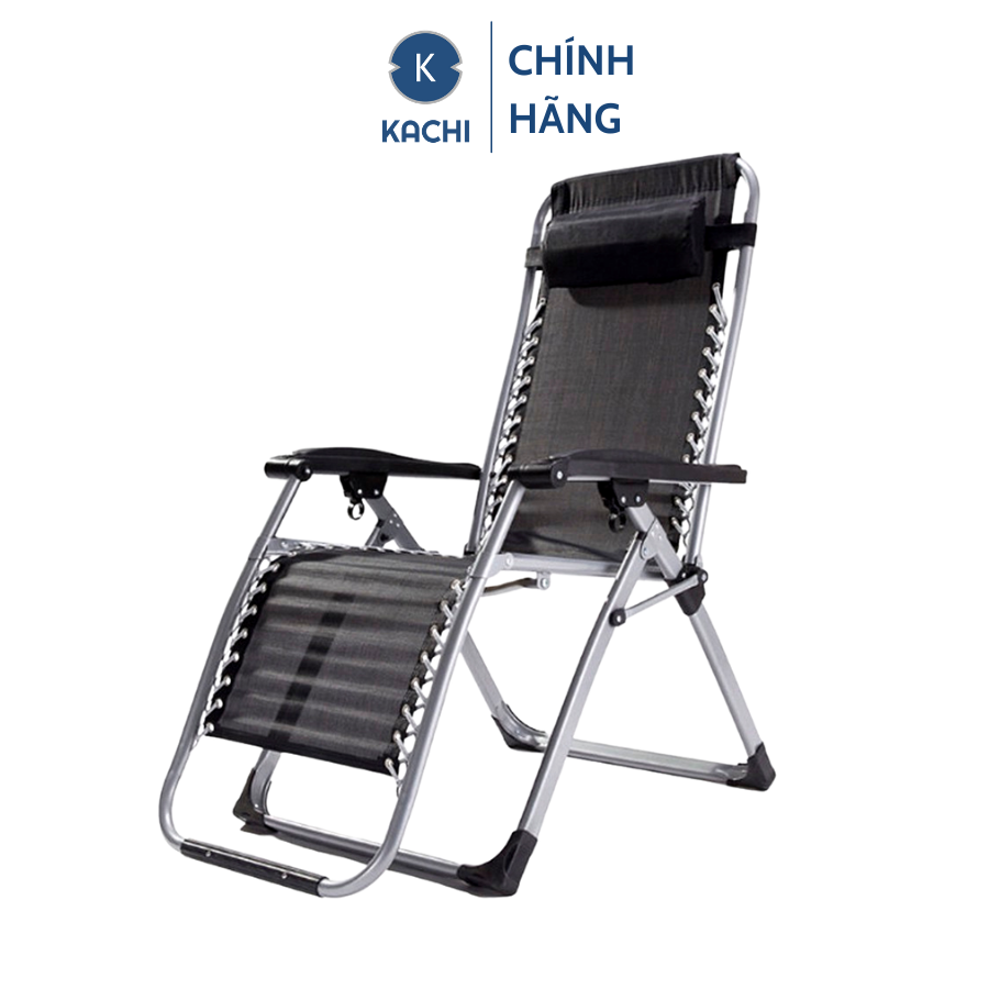 Ghế xếp thư giãn thông minh Kachi MK171 – Màu đen