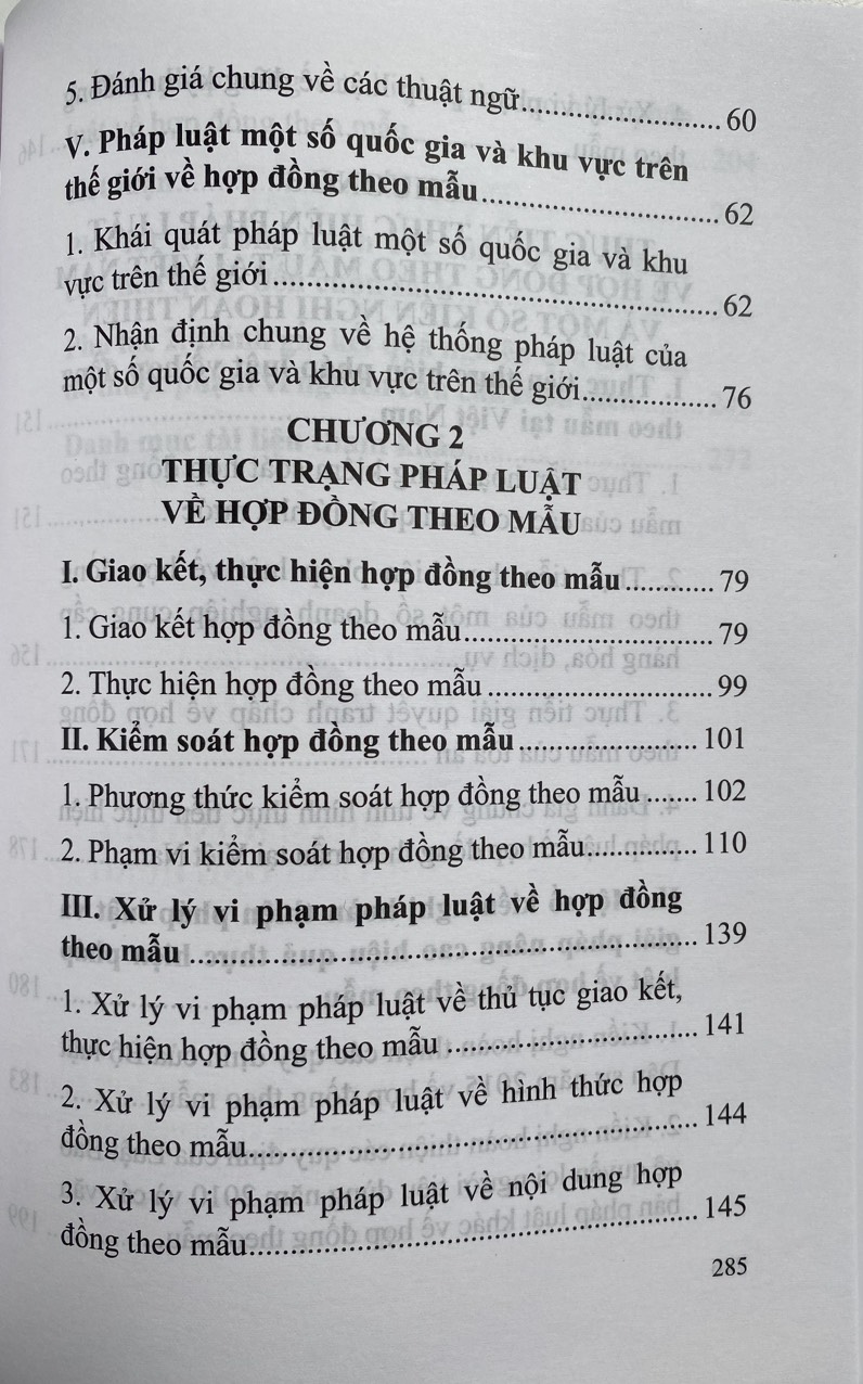 Pháp Luật Về Hợp Đồng Theo Mẫu Theo Quy Định Của Pháp Luật Hiện Hành