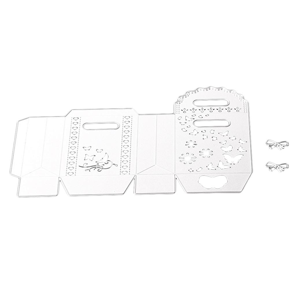 Nơ Tặng Túi Cắt Chết Stencil Thêu Sò Thẻ Dập Nổi Thủ Công