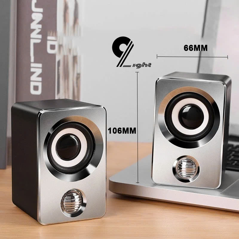 Loa vi tính để bàn SUPER BASS cực đã dòng loa cao cấp cho laptop, pc, điện thoại MÀU ĐEN - Hàng Chính Hãng