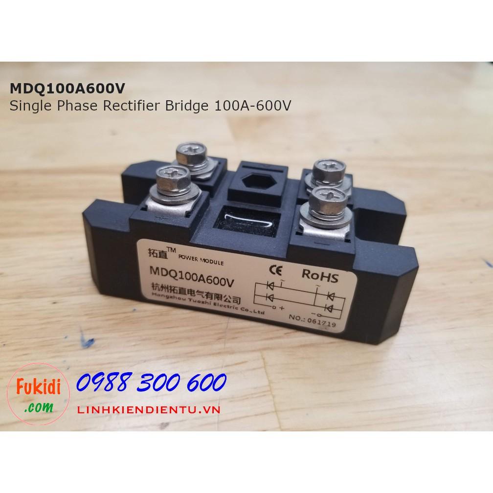 Diode cầu chỉnh lưu một pha 100A 1600V MDQ100A1600V