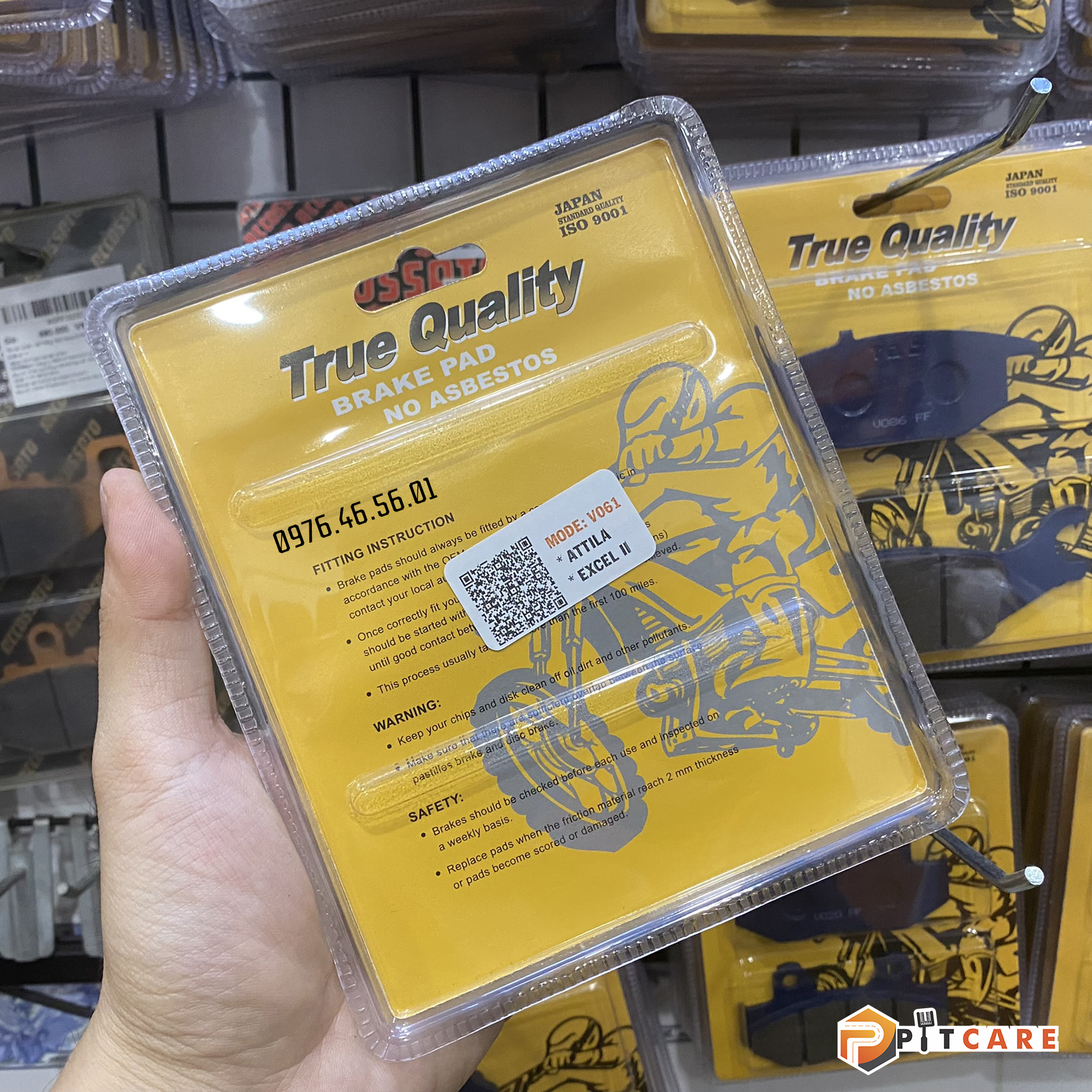 Má Phanh - Bố Thắng Đĩa Xe Attila Excel II True Quality V061