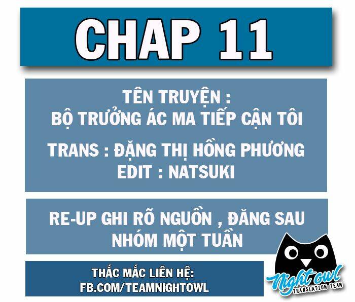 bộ trưởng ác ma tiếp cận tôi chapter 11 1