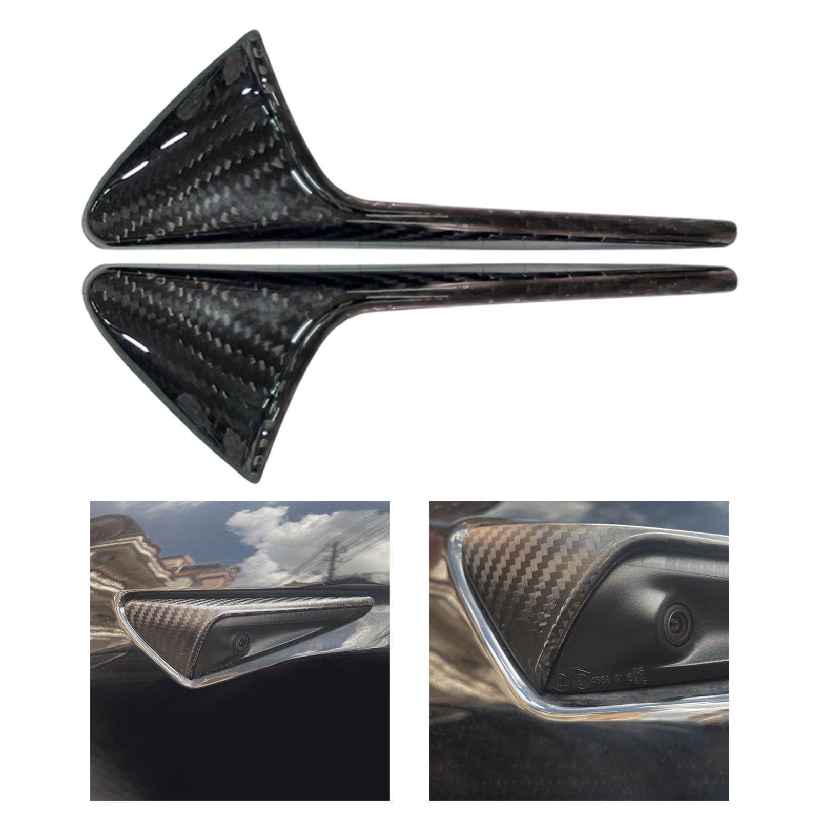 Side Camera Protection Cover ABS Plastic Indicator Cover Fits for Tesla Model 3 Model Y
