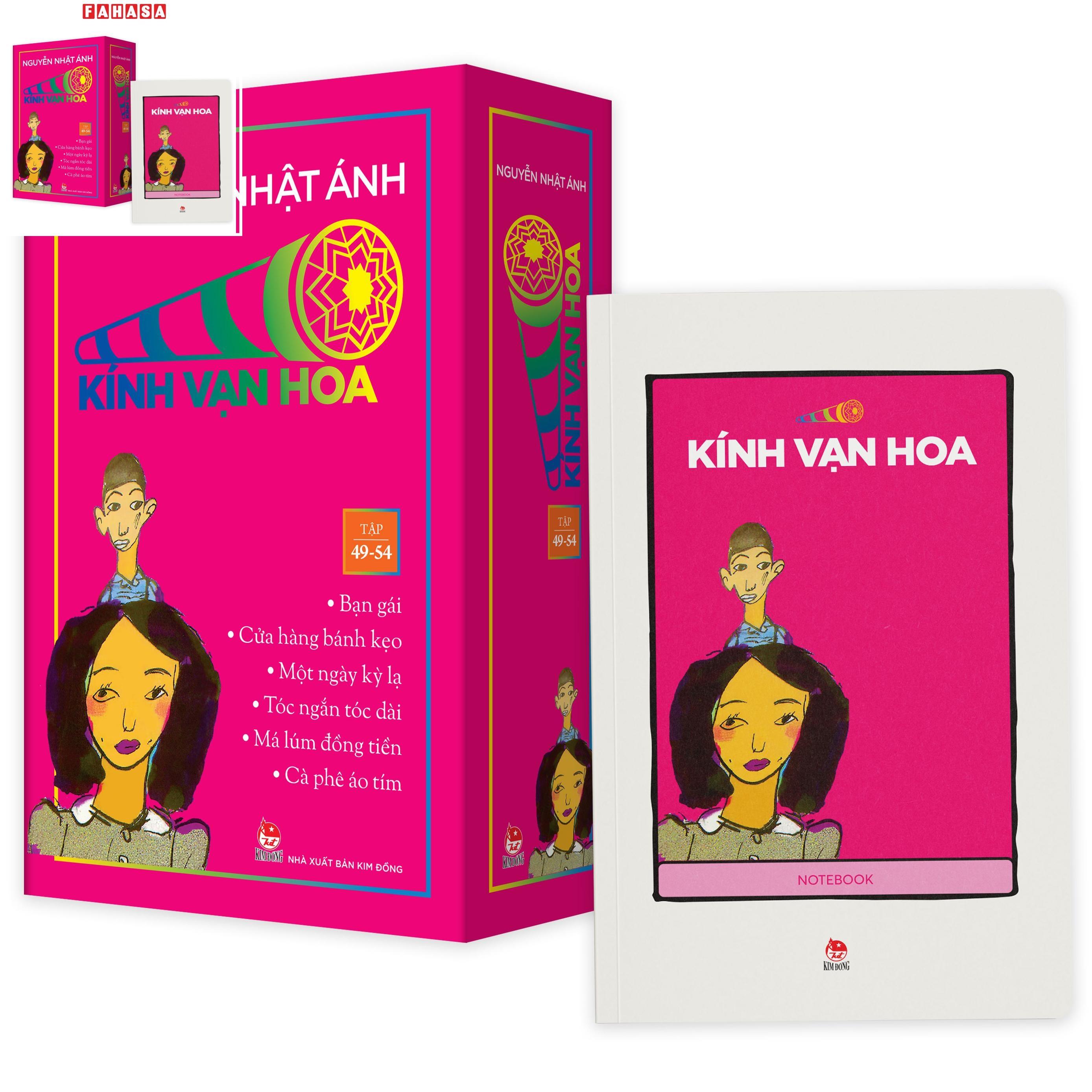Sách - Boxset Kính Vạn Hoa - Bộ Kỉ Niệm 30 Năm: Tập 49 - 54 (Hộp 6 Tập) - Tặng Kèm Sổ Tay Kính Vạn Hoa