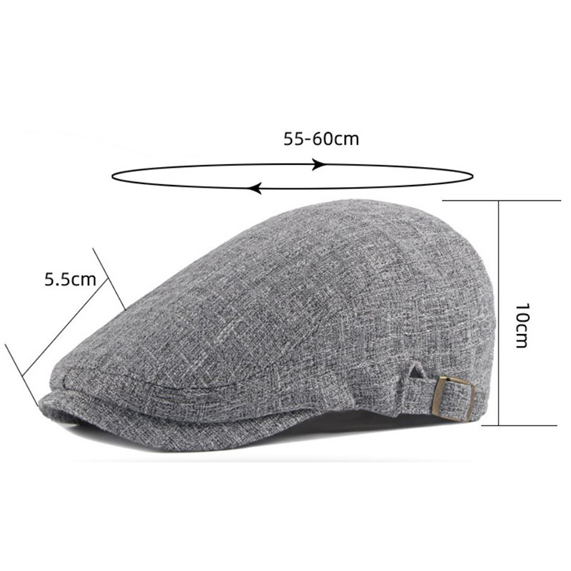 Nón beret, mũ nồi nam nữ MN030 vải cotton cao cấp
