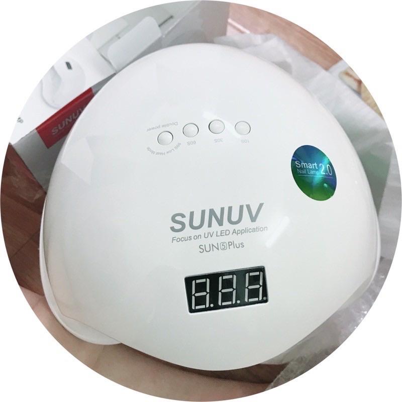 Máy hơ gel, máy hơ nóng Sun 5 Plus tiếng Anh tem xanh xịn