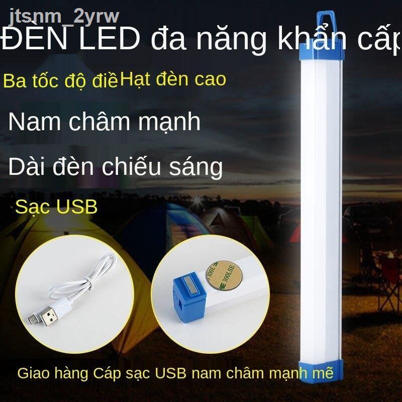 Bóng đèn đa năng thanh sạc USB. Hai nam châm mạnh mẽ gắn ở hai bên