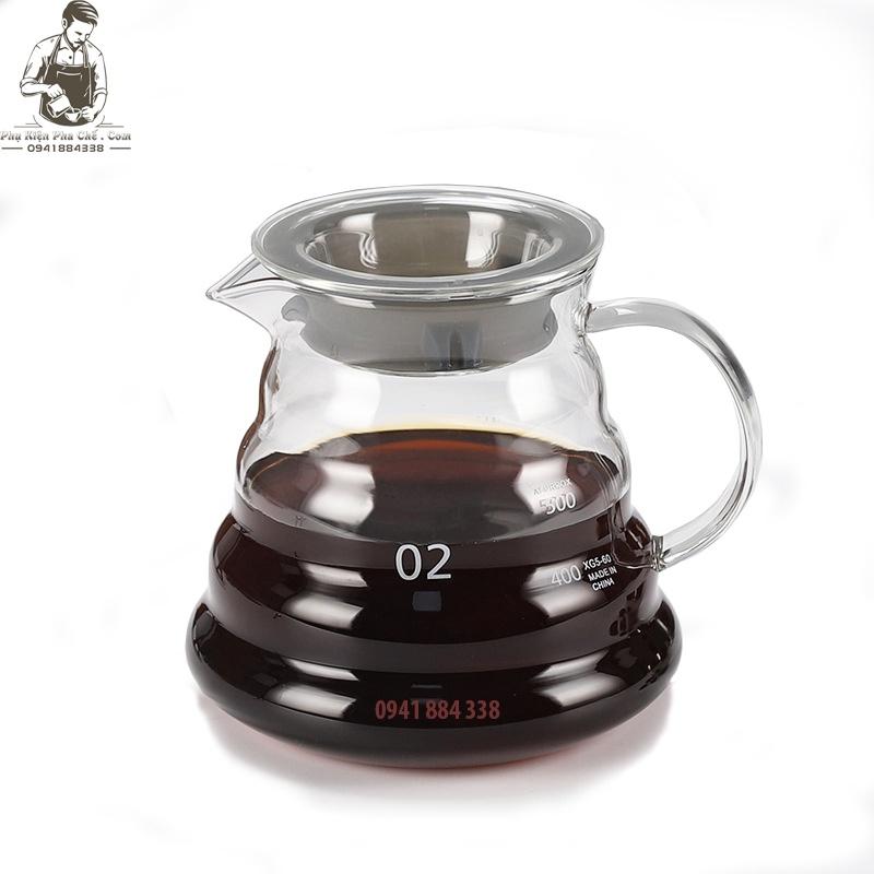 Bộ Bình Pha Drip V60 Phễu Sứ