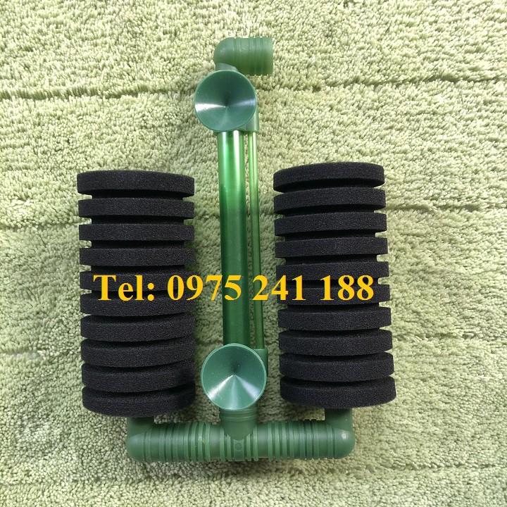 Lọc bế cá PK004, lọc sủi vi sinh cao cấp giúp giảm tiếng ồn máy sủi, phù hợp cho bể nhỏ hơn 200 lít