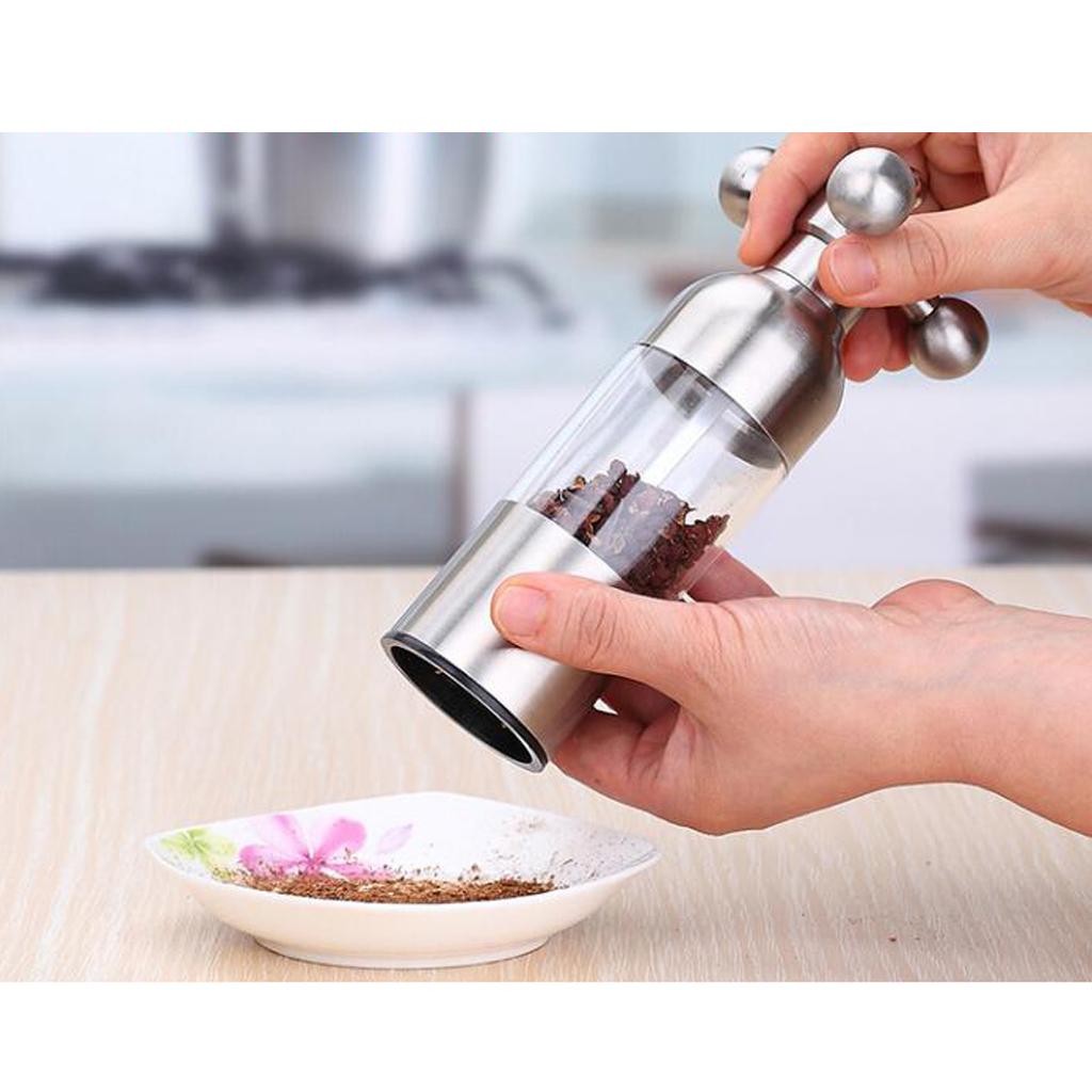 Stainless Steel Mini Manual Pepper Grinder Muller Mill Kitchen Seasoning Grinding Tool