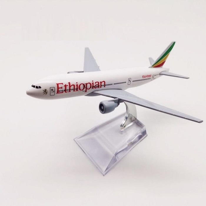 Mô hình máy bay B777 Ethiopian 16cm