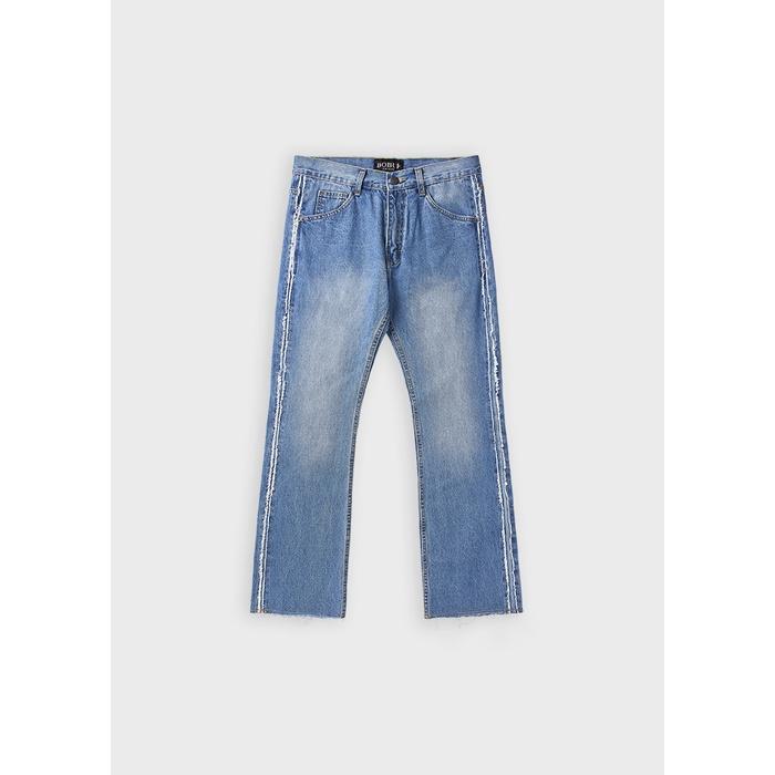 RELAXED FLARE DENIM/ BLUE