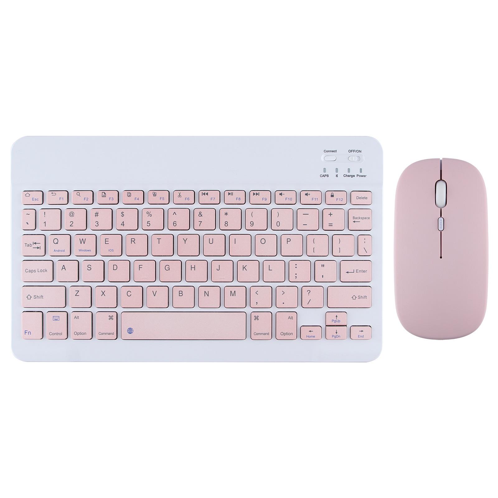 Dành Cho iPad Air Pro Bluetooth Không Dây Bàn Phím Và Chuột Nga Tiếng Ả Rập Thái Norsk Hy Lạp Cho Android IOS Windows Cho Điện Thoại máy Tính Bảng