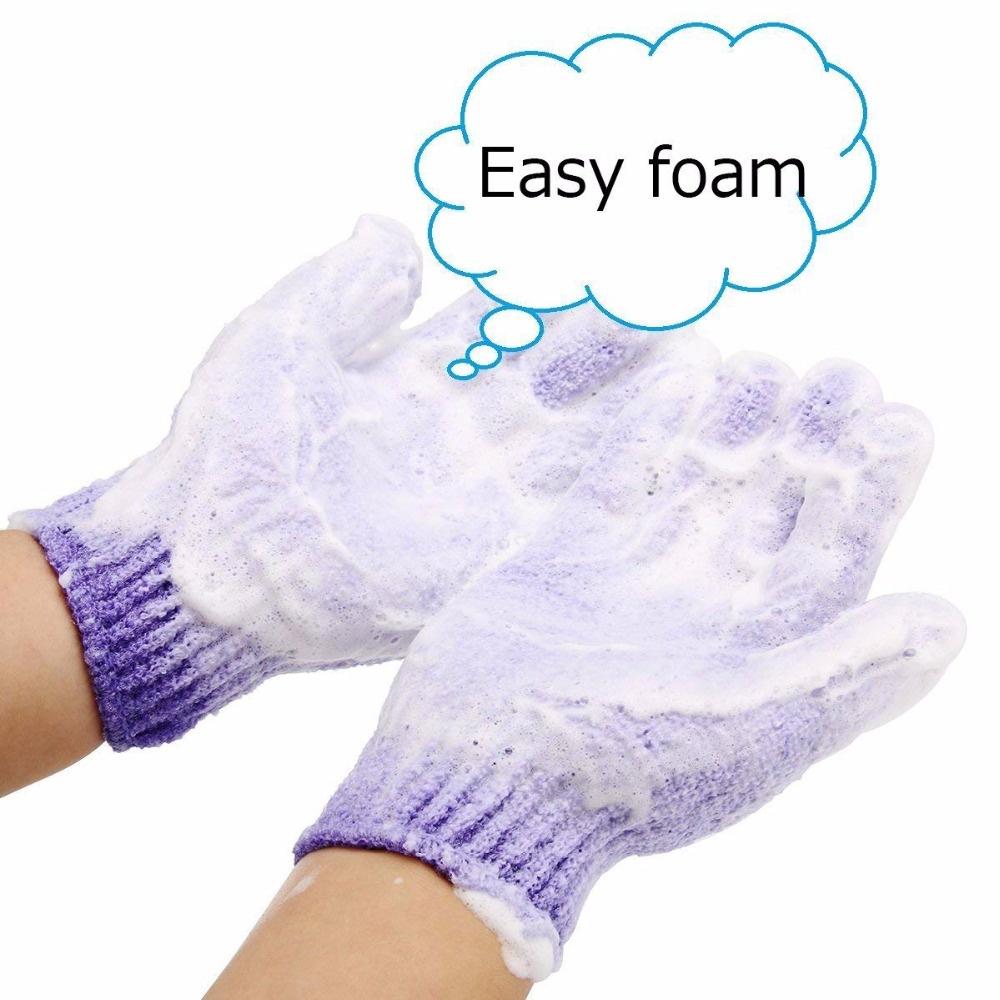 Găng tay tẩy tế bào chết mát xa cơ thể khi tắm tiện lợi chất lượng cao