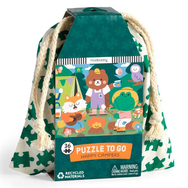 Sách ngoại văn: Happy Campers 36 Piece Puzzle To Go