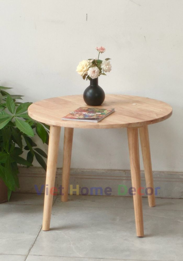 Bàn Sofa, Coffee Table, Bàn Trà Gỗ Cao Su Tự Nhiên Cao Cấp 9193 - Thương hiệu Viet Home Decor