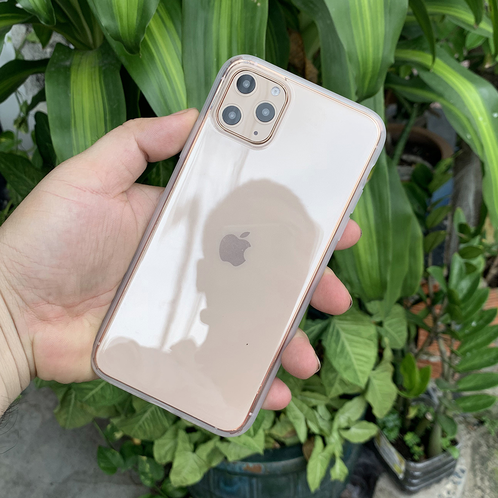 Ốp lưng dẻo chống sốc cao cấp dành cho iPhone 11 Pro Max - Màu tím mờ