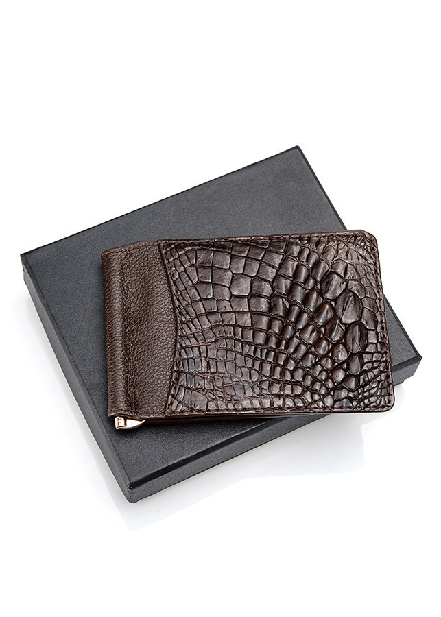 Ví card unisex da cá sấu thật CATCK01