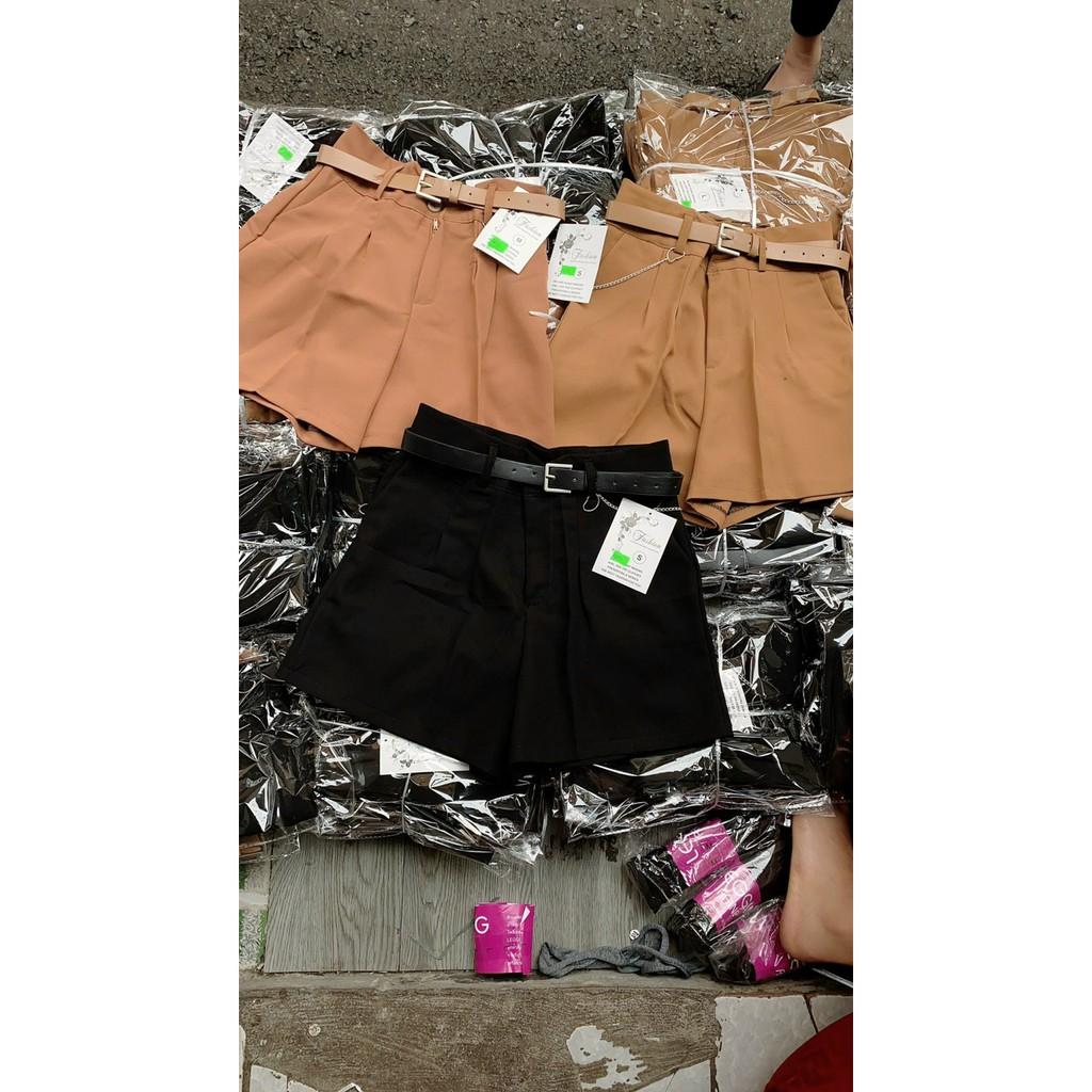 ️️ Quần Sooc Tuyết Mưa Kèm Đai ️️️