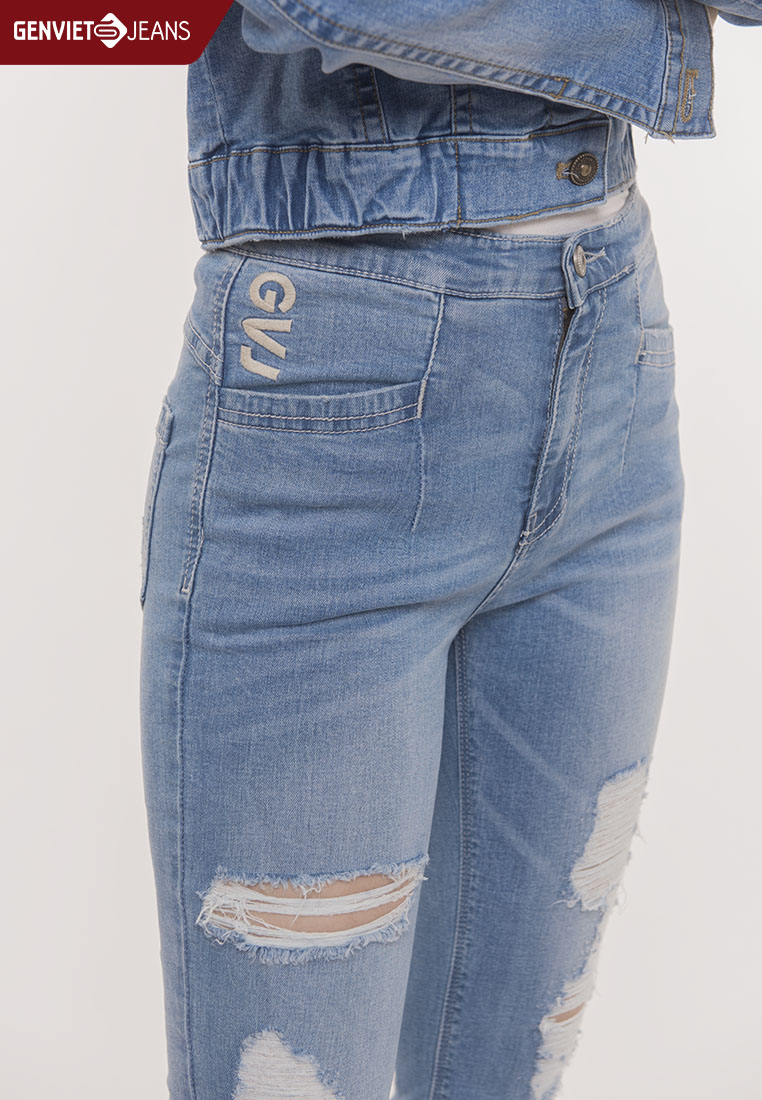 Quần Dài Jeans Nữ TQ103J774  GENVIET