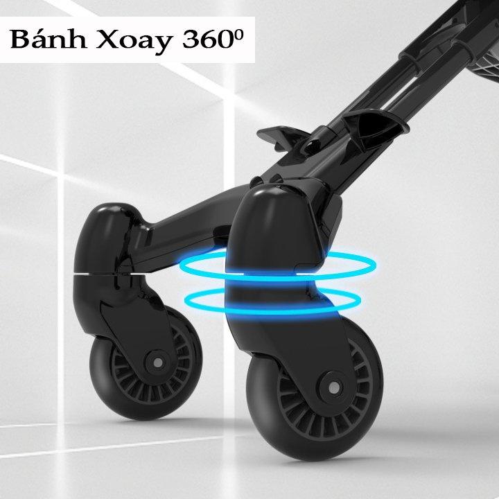 Xe đẩy du lịch gấp gọn, đảo chiều xe 520 mẫu mới 2024 - Hàng chính hãng