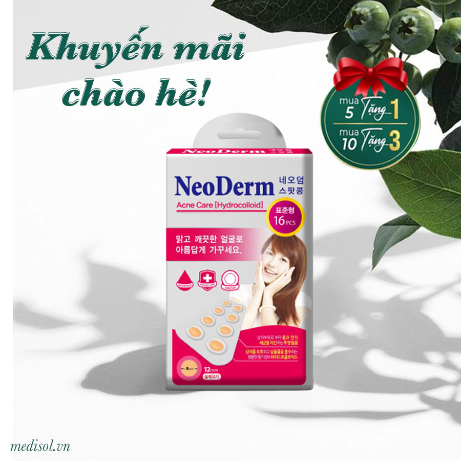 Combo 3 Hộp Miếng Dán Mụn - Neoderm Ultra Thin 16 (hộp 1 size - 16 miếng)