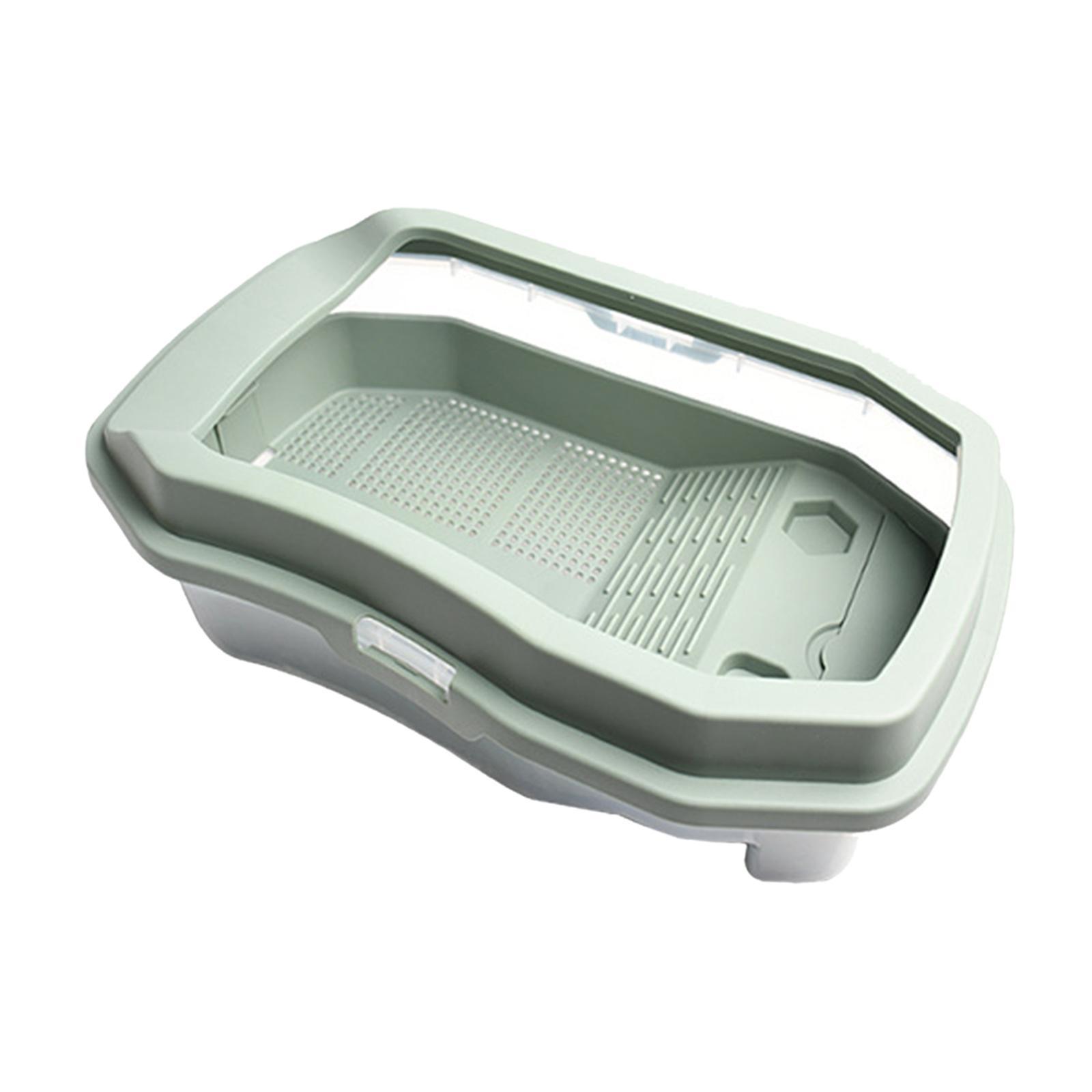 Turtle Aquarium Tortoise Terrarium with Platform Big Space Case Reptile Tank