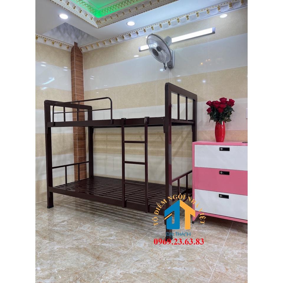 Giường sắt hai tầng hộp 48 cao cấp nhiều kích thước