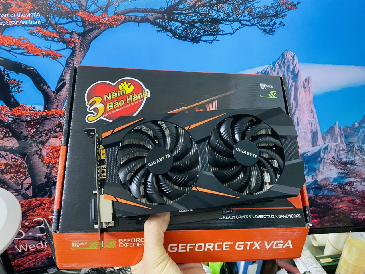 VGA (Cạc màn hình) GIGABYTE GeForce GTX 1060 OC 3GB/D5/2FAN - HÀNG CHÍNH HÃNG