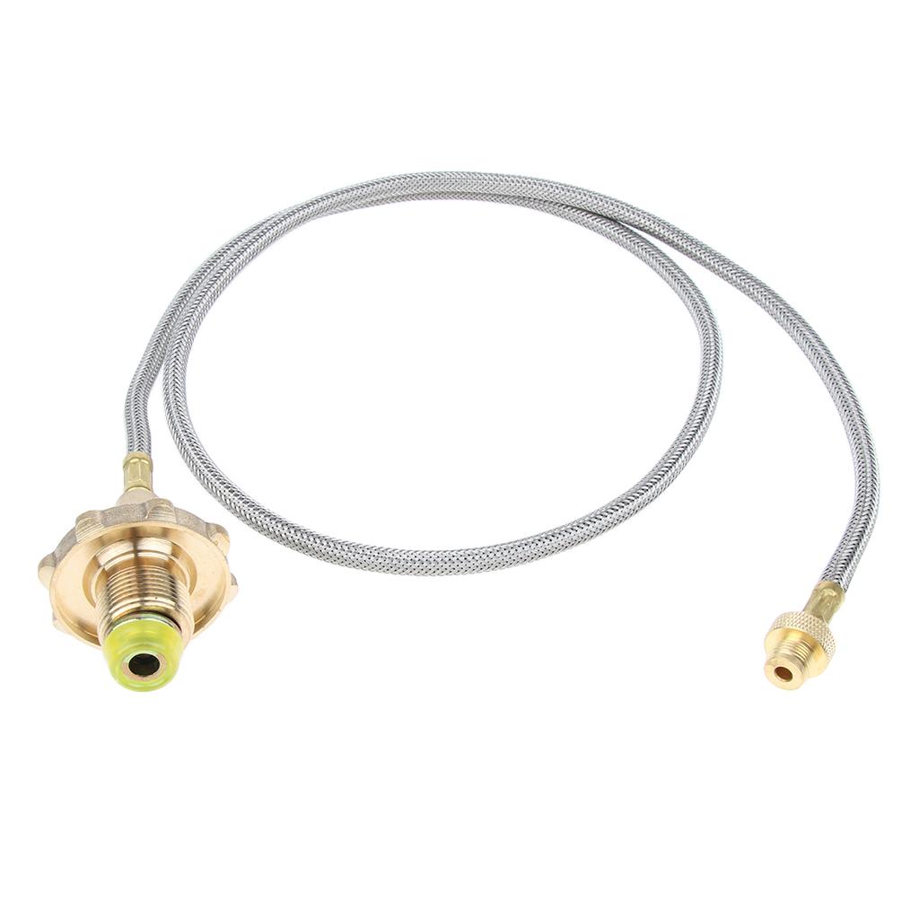 Camping Stove High-Pressure Propane Hose And Adapter For Flat Gas Tank