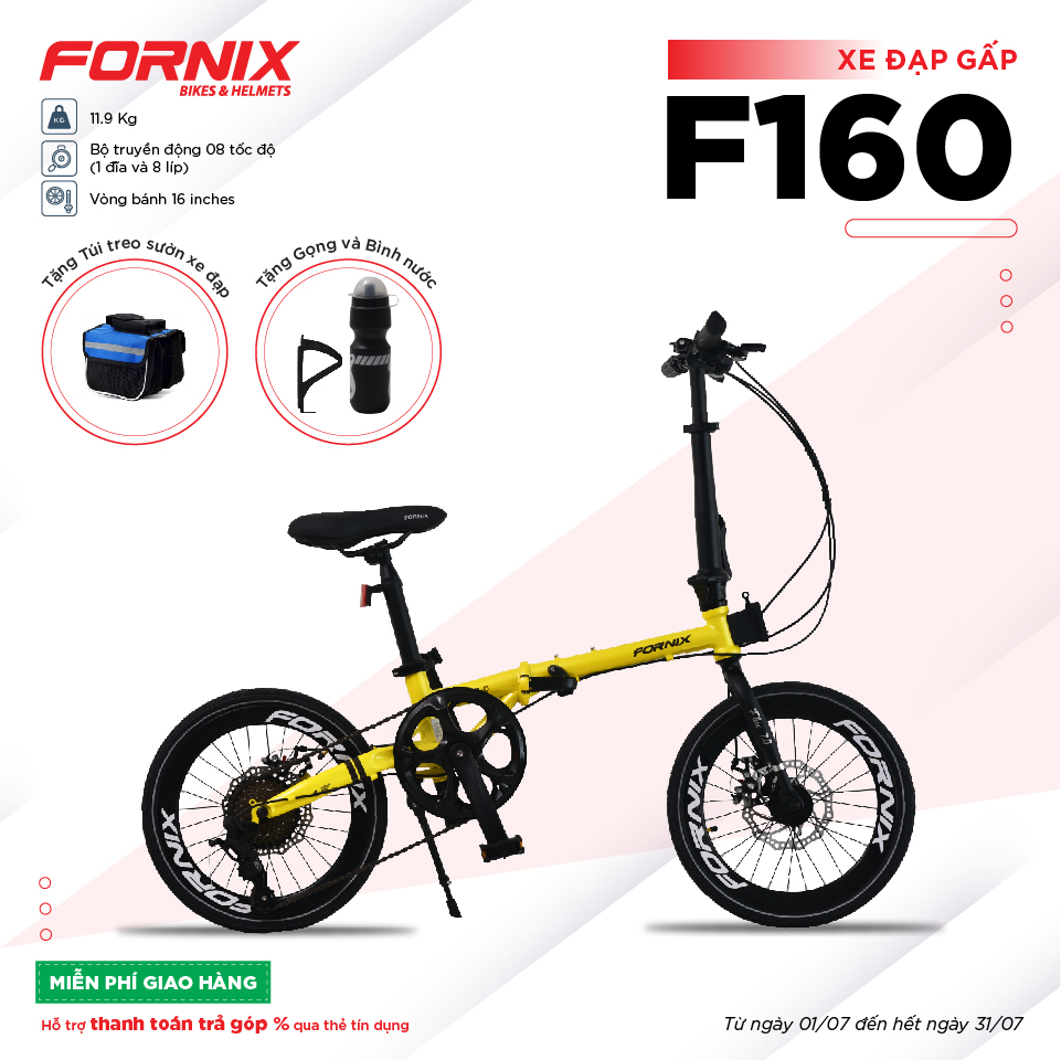 XE ĐẠP GẤP FORNIX F160