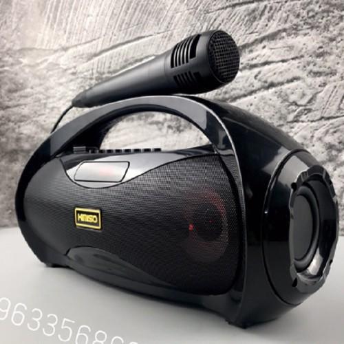 Loa Bluetooth Kimiso  KM-S2 Tặng Micro Hát Karaoke Cao Cấp - Có Đèn Nháy
