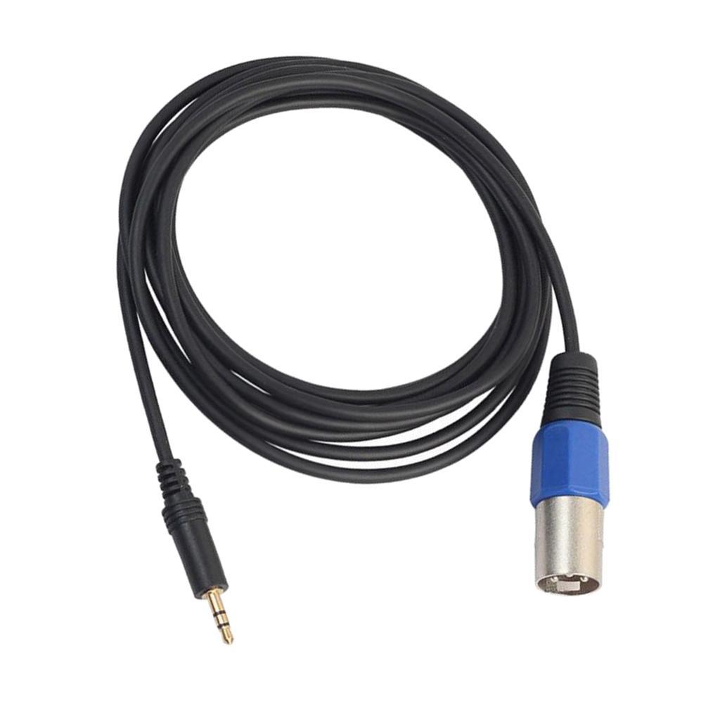 Male 3.5mm to XLR Audio Male/Female Cable for HDTV
