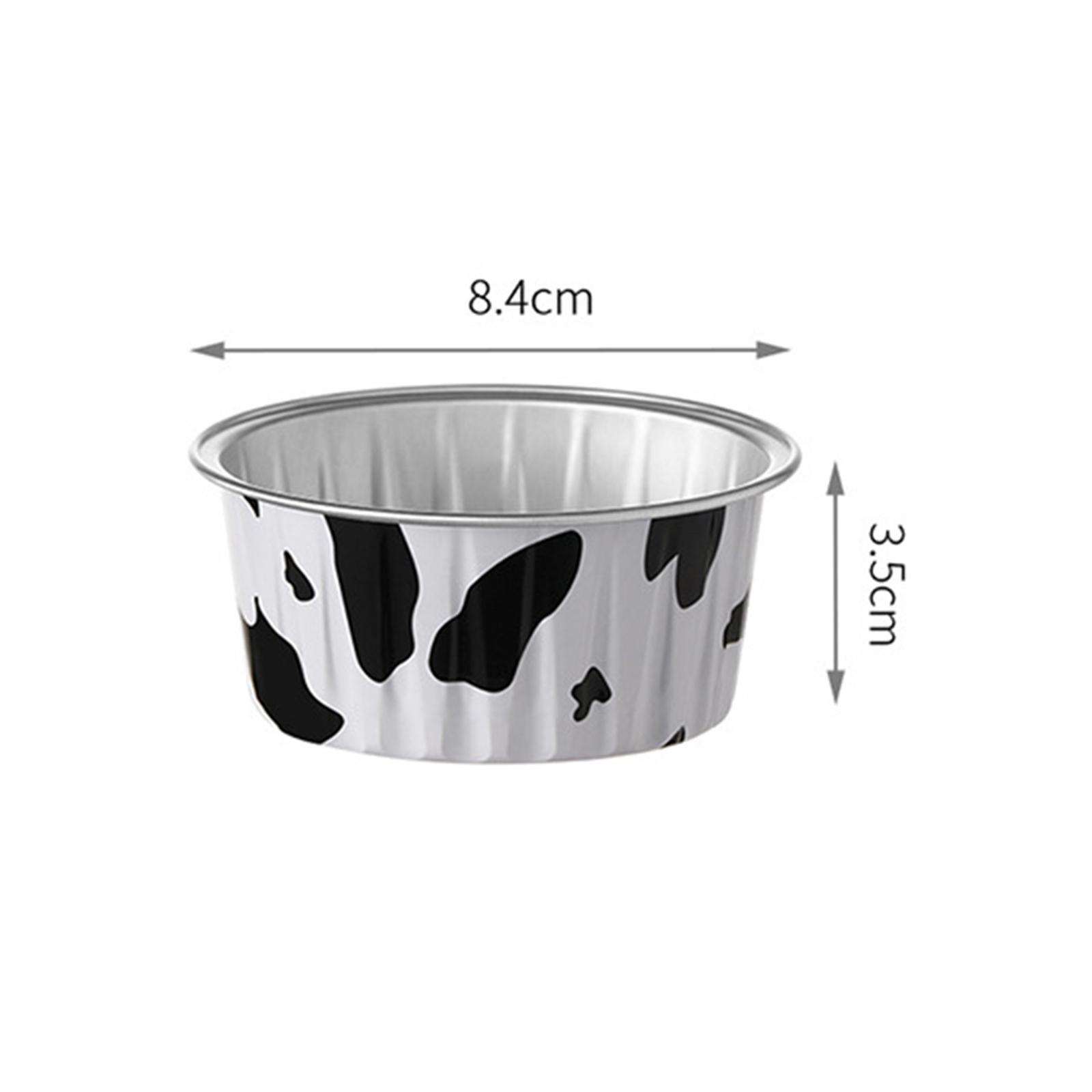 15 Pieces Foil Baking Cups, Aluminum Muffin Cups, Cupcake Holder Tin, Cupcake and Muffin Liner for Cookies, Cheese, Cakes Outdoor Dessert Pie Clubs