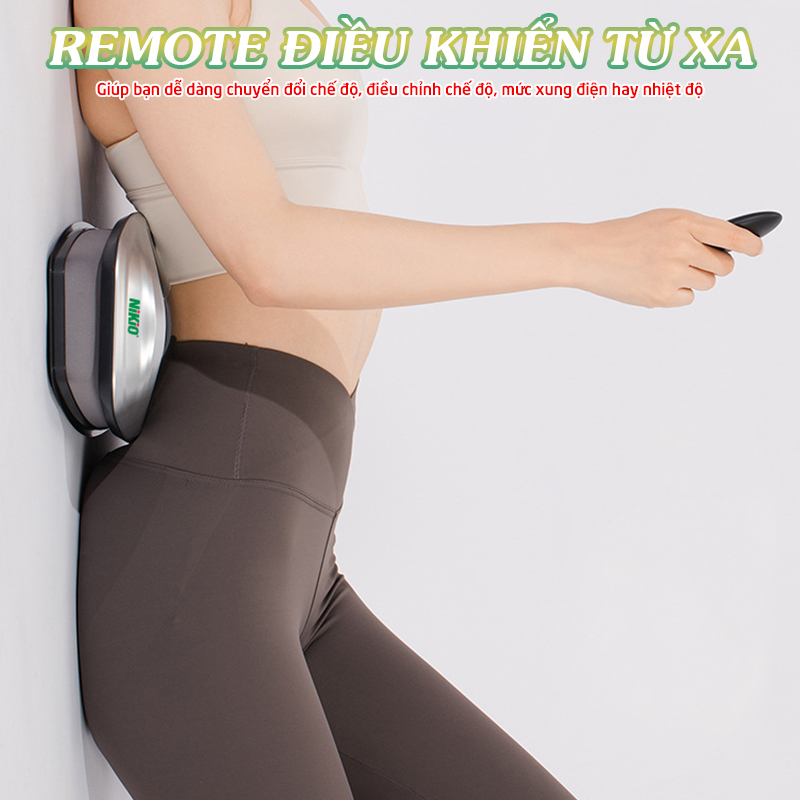 Máy massage lưng và cột sống Nikio NK-159, Dòng pin sạc, công nghệ kéo giãn cột sống lưng bằng túi khí hỗ trợ giảm đau mỏi và bệnh lý vệ cột sống