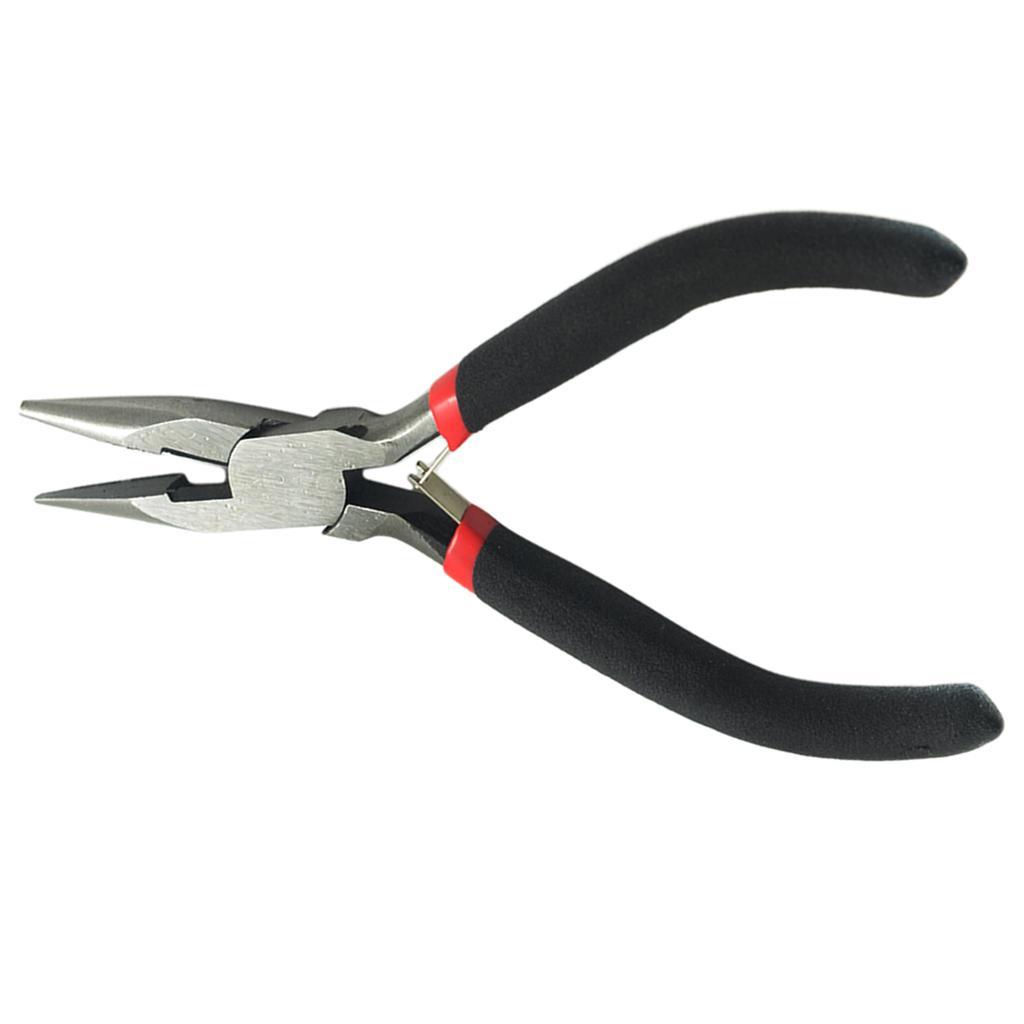 DIY 4.5'' Mini Needle Nose Jewelry Pliers DIY Jewelry Making Bead Fixing Pliers Handmade Jewelry Handmade Carbon Steel Tool