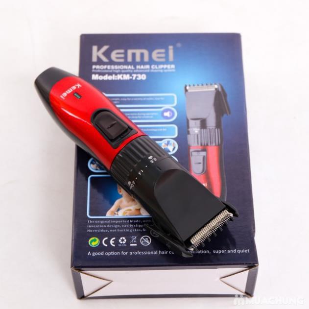 Tông đơ cắt tóc Kemei KM-730 - Máy Cắt Tóc Kemei Sạc Điện SIêu Tiện (PD7294)