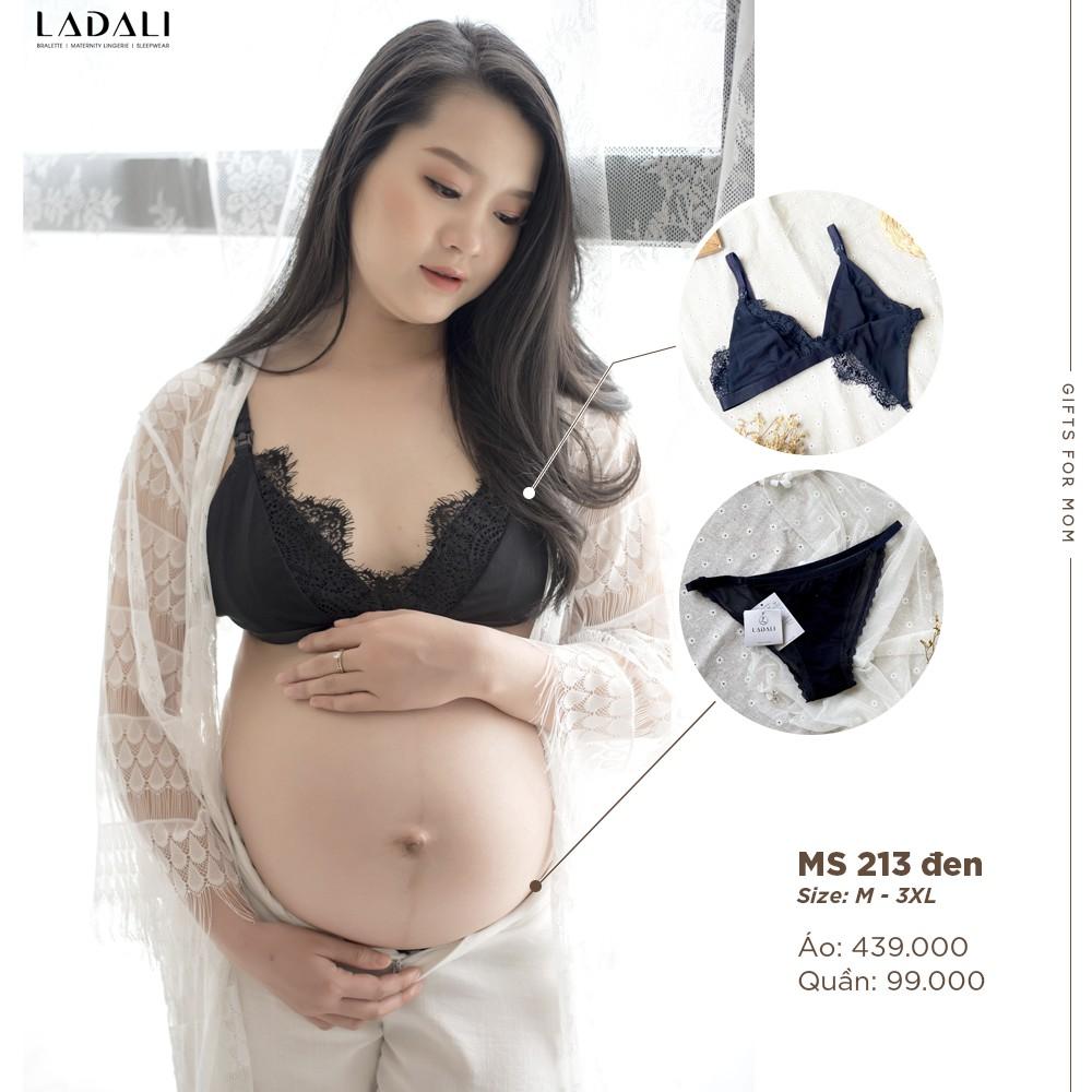 Áo lót sau sinh cho con bú thông hơi pha ren cao cấp đẹp và tiện lợi Ladali