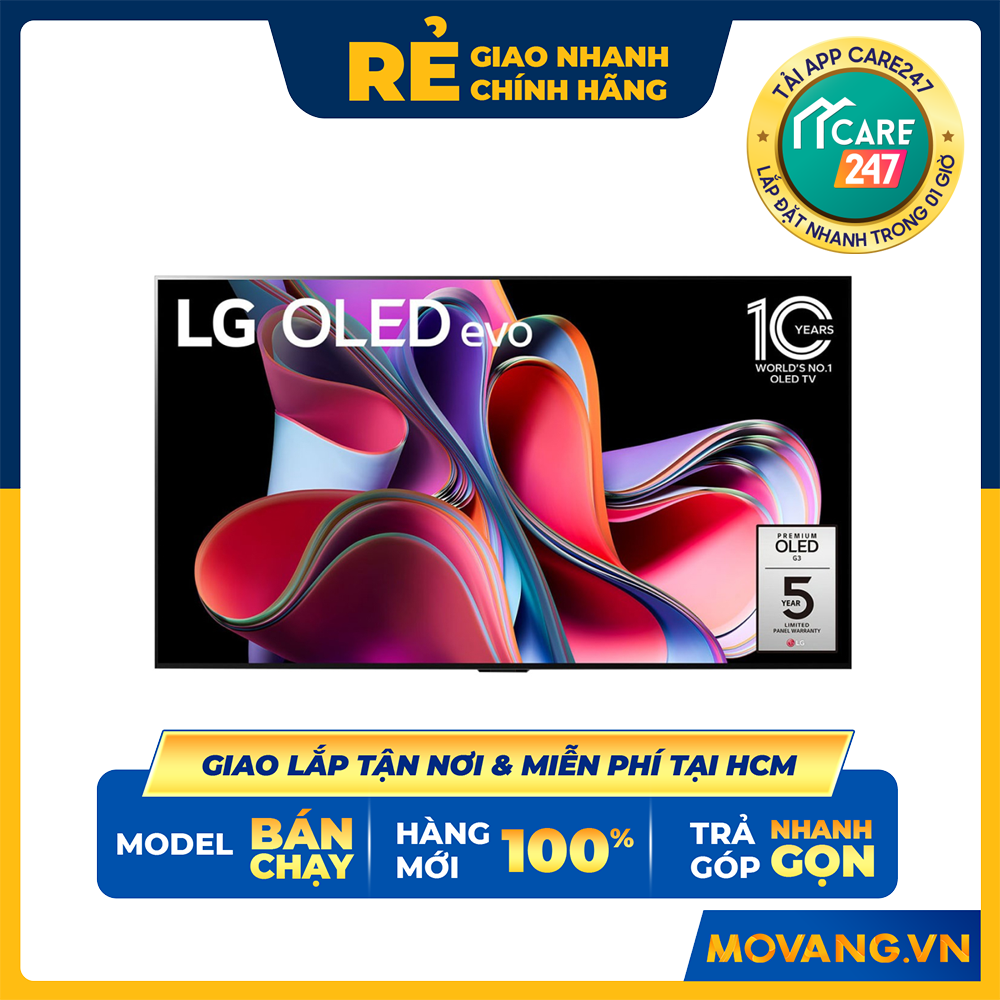 Smart Tivi LG OLED OLED65G3PSA 4K 65 Inch - HÀNG CHÍNH HÃNG  CHỈ GIAO HCM