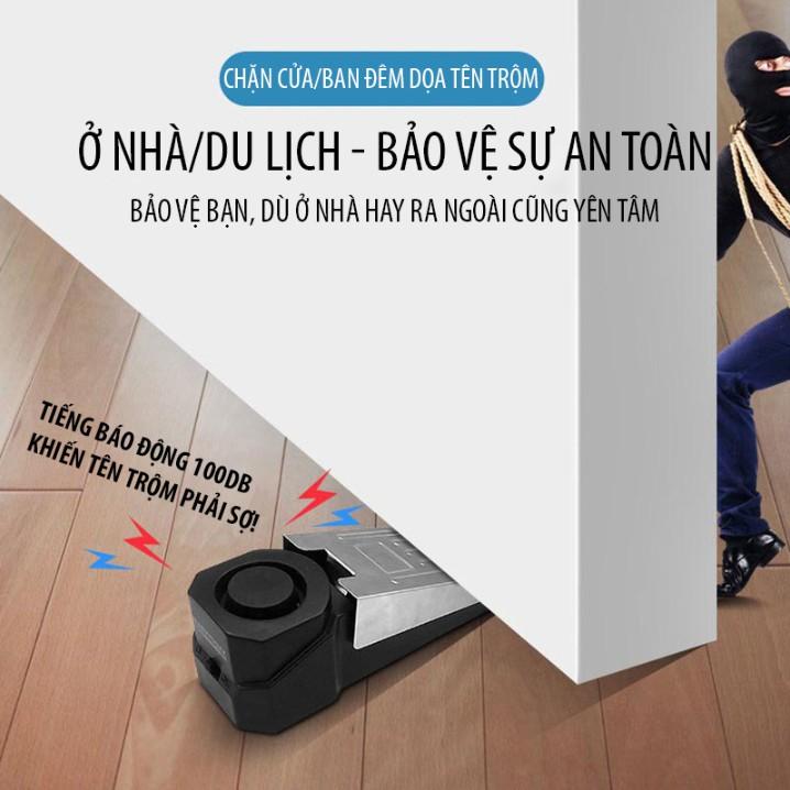 Thiết Bị Chặn Cửa Báo Động Chống Trộm